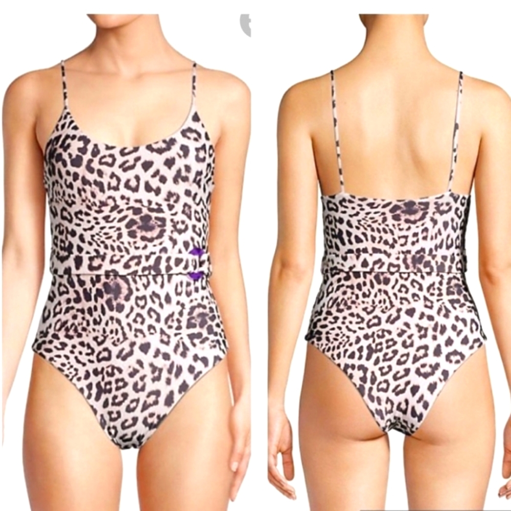 MIKOH Mila Leopard One-piece Swimsuit